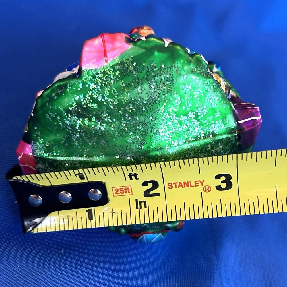 Christopher Radko Spruced Up Spruce 97-152-0 Christmas Tree Ornament 7" Vintage - Picture 3 of 5